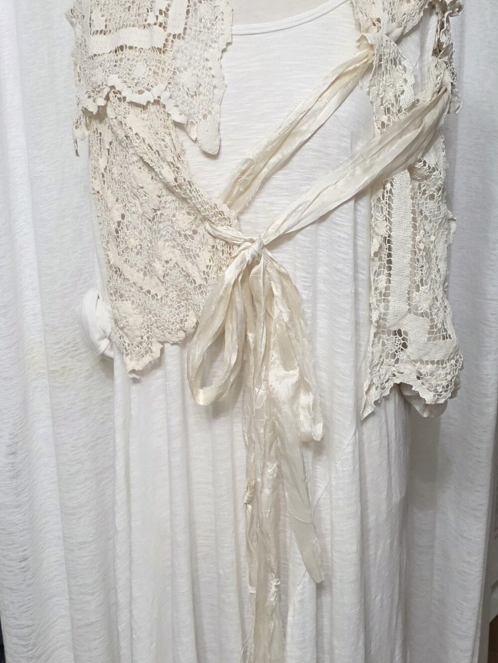 OVERLAY🩷CAPLETT🩷 APRON🩷 MOSSIE ANNA ARTISAN DESIGN NWT - Picture 16 of 16